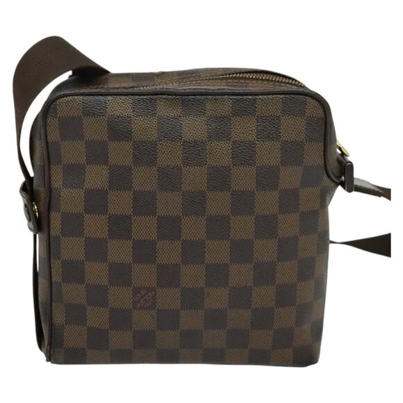 LOUIS VUITTON Damier Ebene Olaf PM Shoulder Bag N41442 LV Auth 138638 - Picture 3 of 16